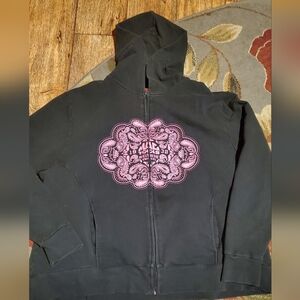 Womens Vintage Mac Tools Zip Up Hooded Jacket